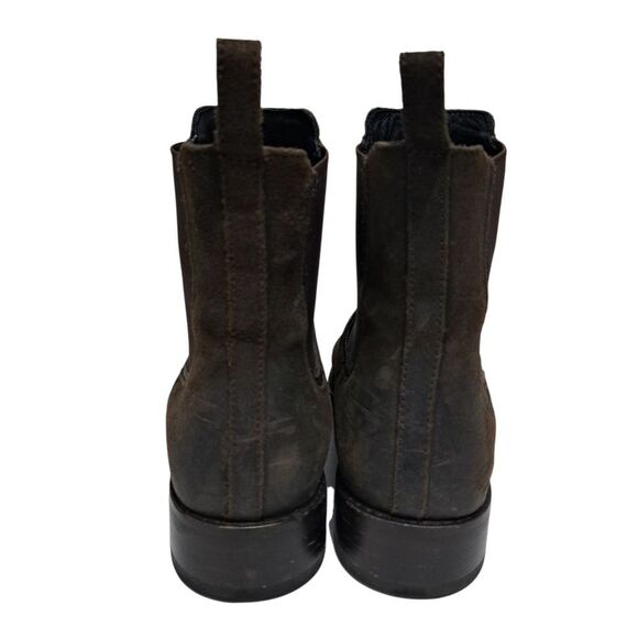 Thursday Boot Co. The Duchess Grunge Streetwear Dark Olive Suede Size 8 - Picture 7 of 15